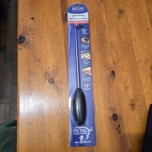 New Jaccard Pigtail Food Flipper replaces tongs spatulas forks 12 Inch Kitchen